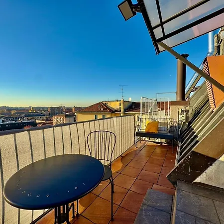 شقة Terrazzo Di Bicocca Niguarda M5 M3 Ice Park & Garibadi Station ميلان